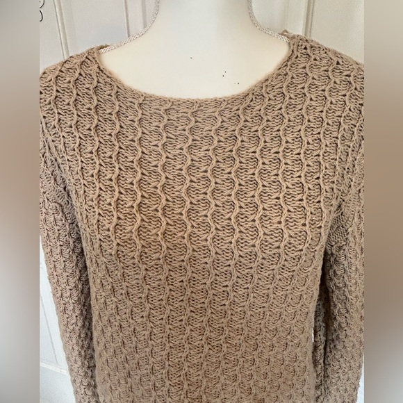 J.Jill Textured Stitch Pullover Sweater 100% Cotton Size Medium - Picture 2 of 6